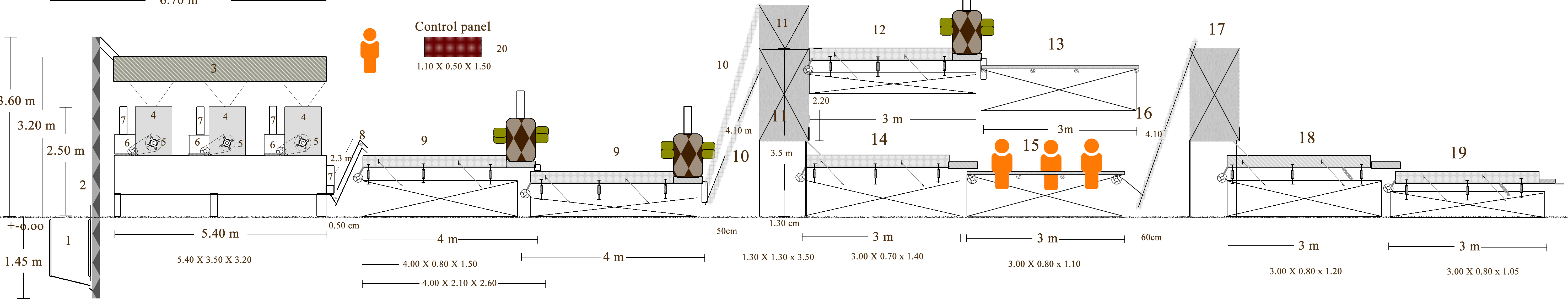 almond shelling line